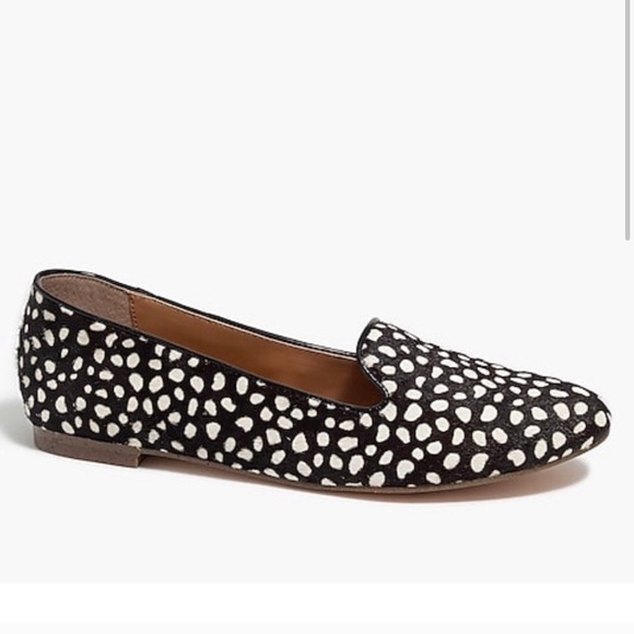 J. Crew Shoes - J Crew Cora Spotted Leopard loafers